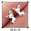 Cute Chihuahua Earrings For Women