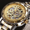 Golden Skeleton Luxury Mechanical Watch