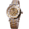 Golden Skeleton Luxury Mechanical Watch